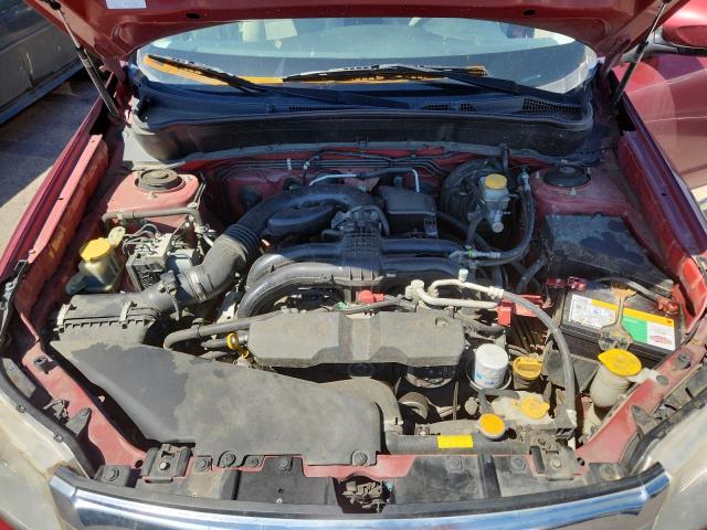 JF2SHADCXDH433667 - 2013 SUBARU FORESTER 2.5X PREMIUM BURGUNDY photo 11