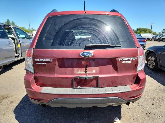 JF2SHADCXDH433667 - 2013 SUBARU FORESTER 2.5X PREMIUM BURGUNDY photo 6
