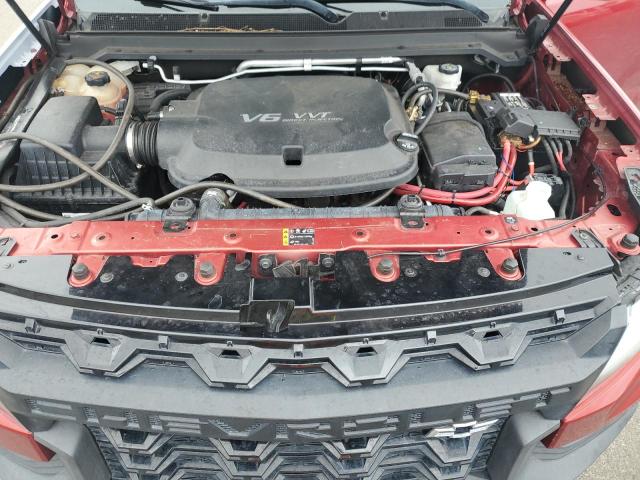 1GCGTEEN0M1113020 - 2021 CHEVROLET COLORADO ZR2 RED photo 11