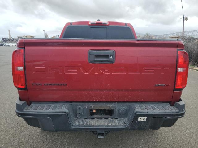 1GCGTEEN0M1113020 - 2021 CHEVROLET COLORADO ZR2 RED photo 6
