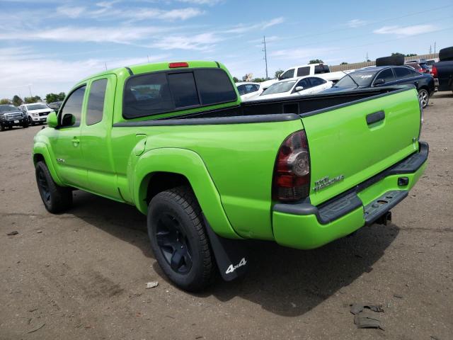 5TFUU4EN4BX016536 - 2011 TOYOTA TACOMA ACCESS CAB მწვანე ფოტო 2