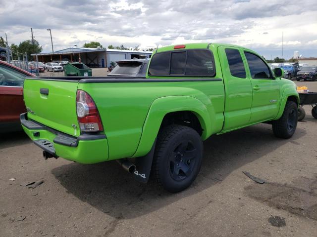 5TFUU4EN4BX016536 - 2011 TOYOTA TACOMA ACCESS CAB მწვანე ფოტო 3