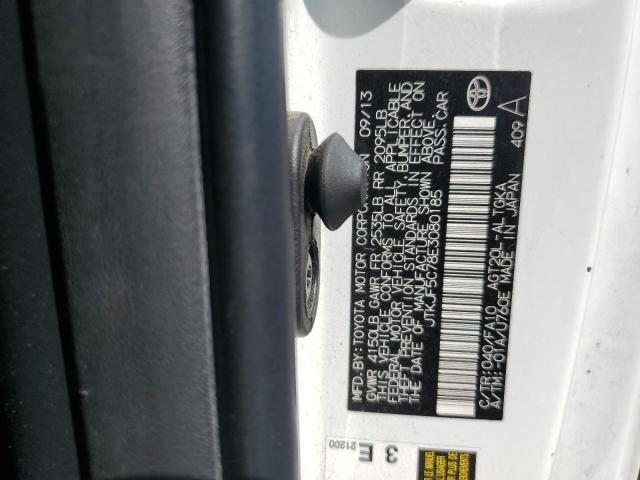 JTKJF5C78E3080185 - 2014 TOYOTA SCION TC 白色 照片 12