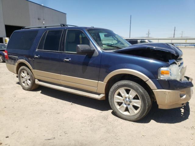 1FMJK1J50EEF39187 - 2014 FORD EXPEDITION EL XLT BLUE photo 4