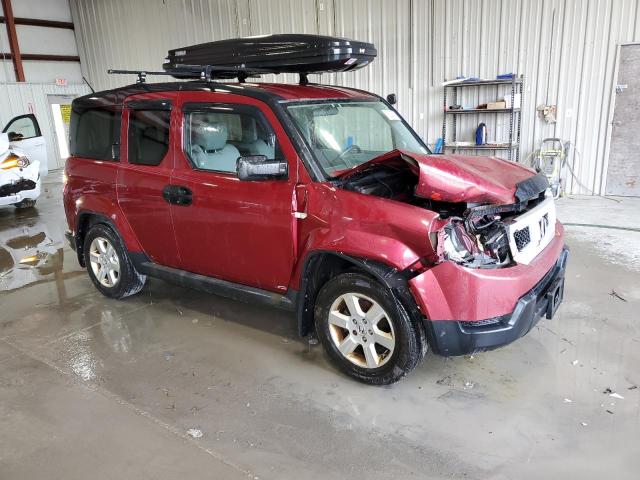 5J6YH28739L005417 - 2009 HONDA ELEMENT EX BURGUNDY photo 4