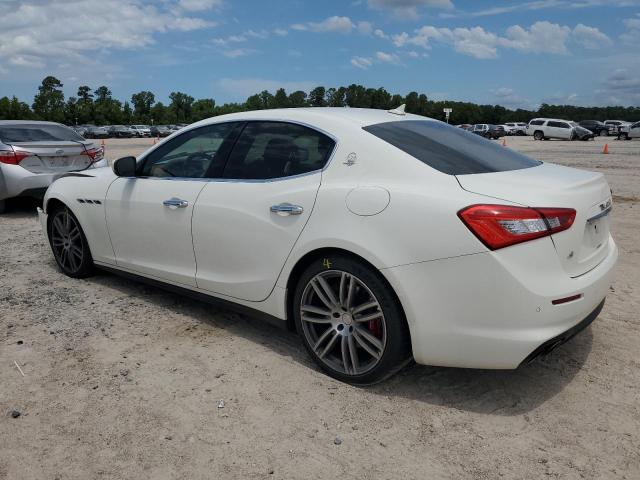 ZAM57YSA4J1277053 - 2018 MASERATI GHIBLI S WHITE photo 2