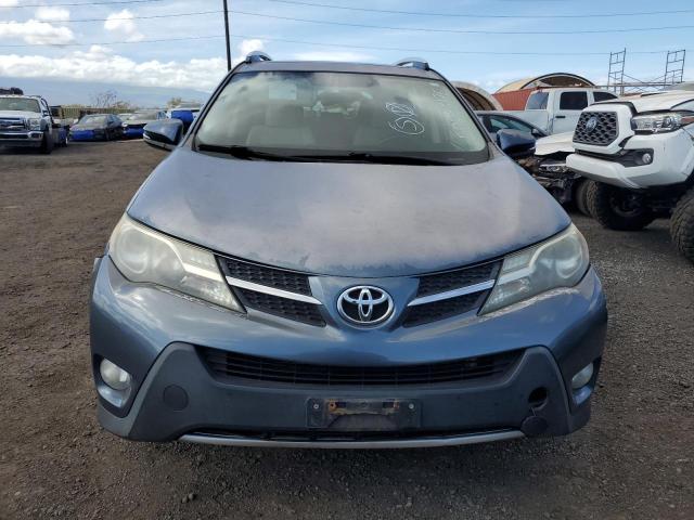 JTMWFREV9ED042023 - 2014 TOYOTA RAV4 XLE GRAY photo 5