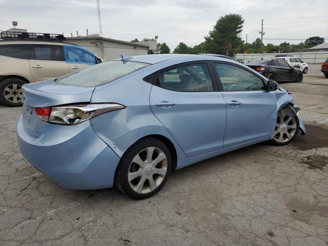 KMHDH4AE2BU149383 - 2011 HYUNDAI ELANTRA GLS BLUE photo 3