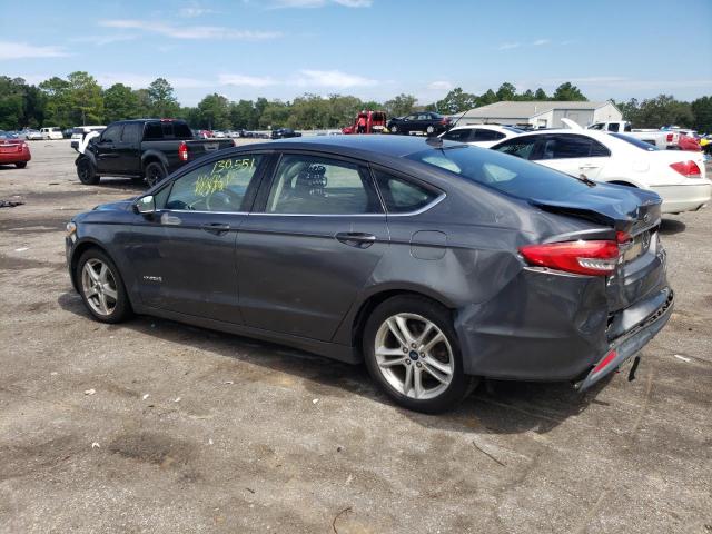 3FA6P0LU5JR248546 - 2018 FORD FUSION SE HYBRID CHARCOAL photo 2