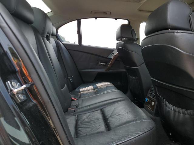 WBANF73517CU27357 - 2007 BMW 5 SERIES XI BLACK photo 10