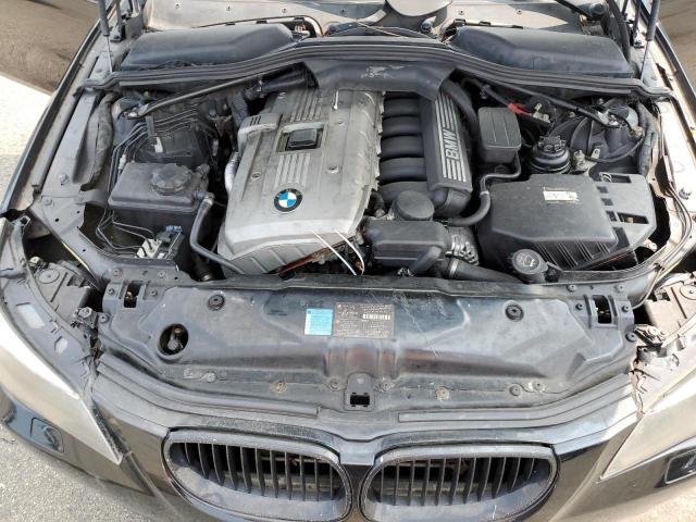 WBANF73517CU27357 - 2007 BMW 5 SERIES XI BLACK photo 11