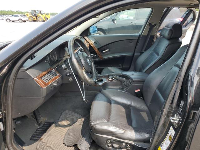 WBANF73517CU27357 - 2007 BMW 5 SERIES XI BLACK photo 7