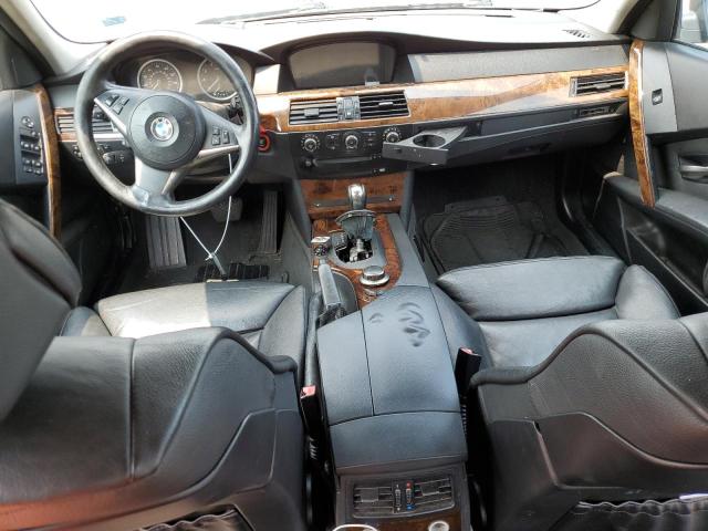 WBANF73517CU27357 - 2007 BMW 5 SERIES XI BLACK photo 8