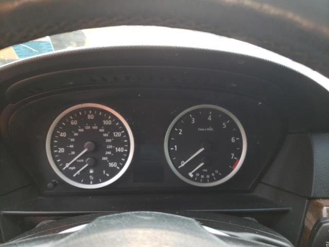 WBANF73517CU27357 - 2007 BMW 5 SERIES XI BLACK photo 9