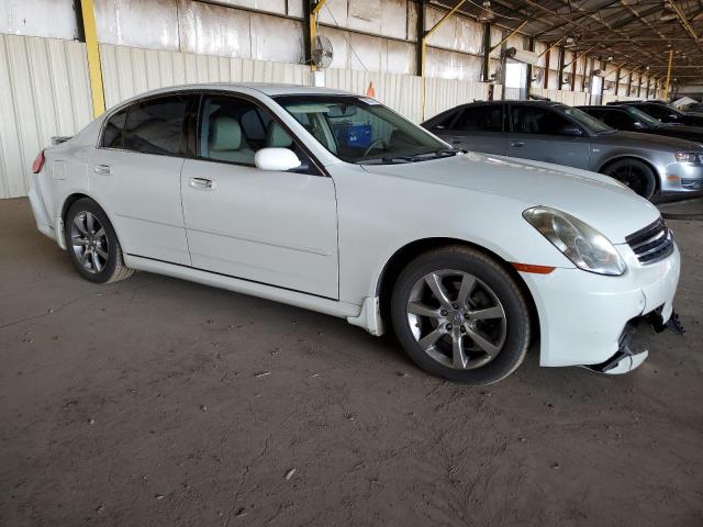 JNKCV51E26M522005 - 2006 INFINITI G35 WHITE photo 4