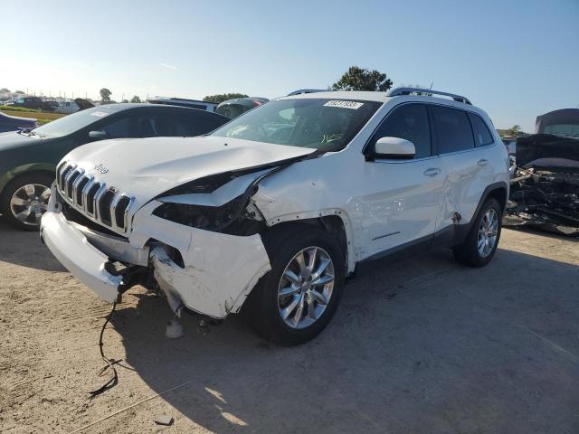 1C4PJLDB0GW355038 - 2016 JEEP CHEROKEE LIMITED WHITE photo 1