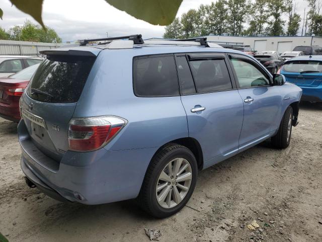 JTEEW44A892034568 - 2009 TOYOTA HIGHLANDER HYBRID LIMITED BLUE photo 3