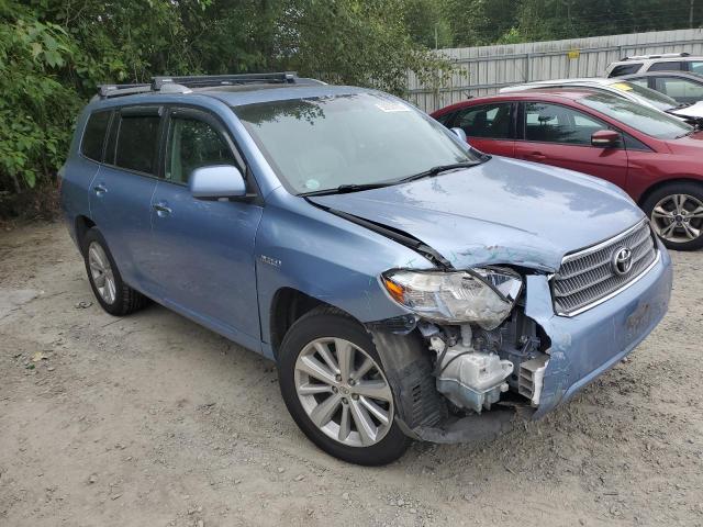 JTEEW44A892034568 - 2009 TOYOTA HIGHLANDER HYBRID LIMITED BLUE photo 4