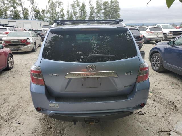 JTEEW44A892034568 - 2009 TOYOTA HIGHLANDER HYBRID LIMITED BLUE photo 6