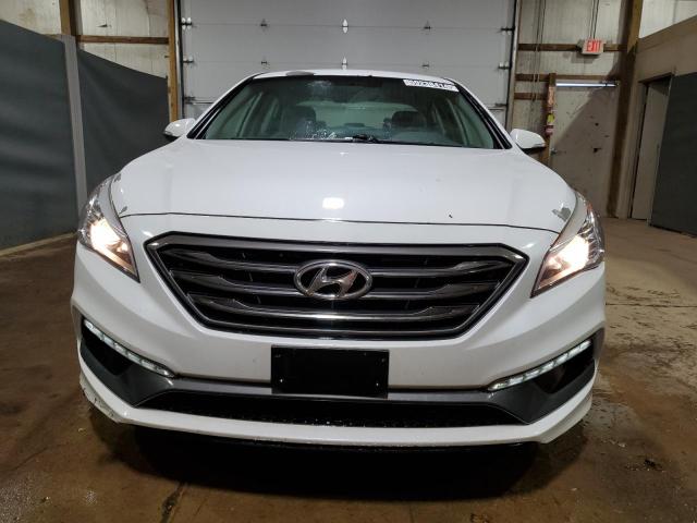 5NPE34AF4FH022652 - 2015 HYUNDAI SONATA SPORT WHITE photo 5