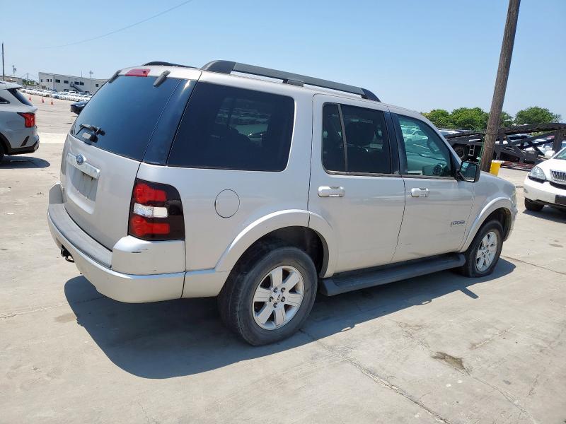 1FMEU63E18UA72622 - 2008 FORD EXPLORER XLT Сріблястий фото 3