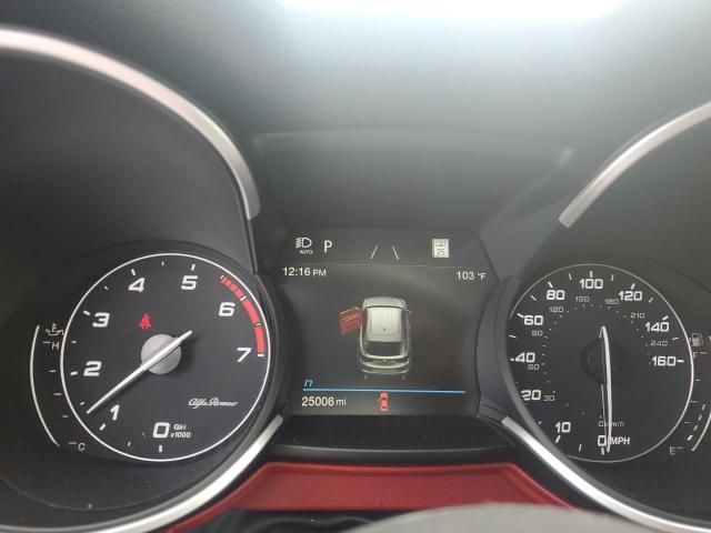 ZASPAKBN7M7D18489 - 2021 ALFA ROMEO STELVIO TI WHITE photo 9