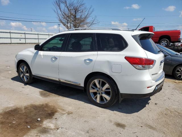 5N1AR2MN4EC625434 - 2014 NISSAN PATHFINDER S WHITE photo 2