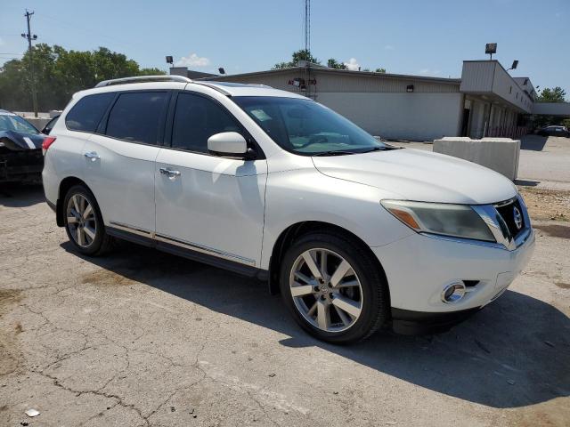 5N1AR2MN4EC625434 - 2014 NISSAN PATHFINDER S WHITE photo 4