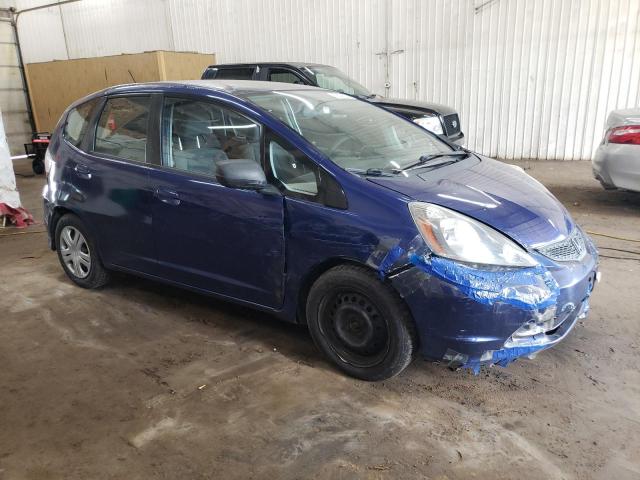 JHMGE8H20AS002548 - 2010 HONDA FIT BLUE photo 4