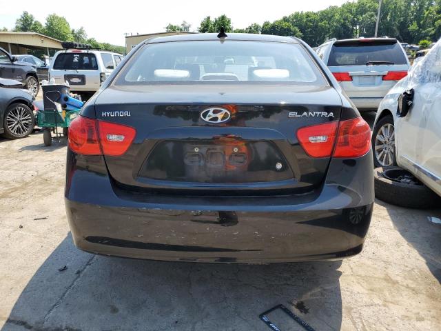 KMHDU46D89U800568 - 2009 HYUNDAI ELANTRA GLS BLACK photo 6