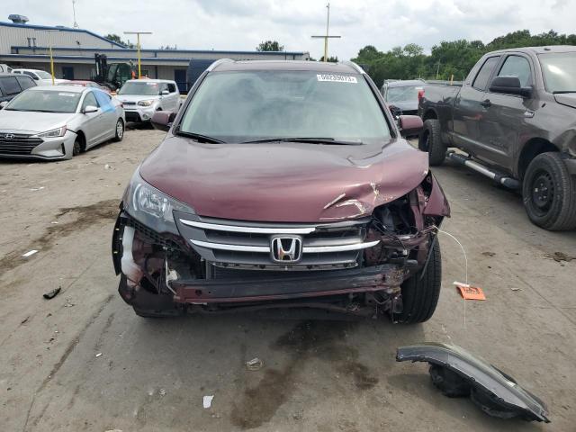 5J6RM3H7XDL014386 - 2013 HONDA CR-V EXL BURGUNDY photo 5