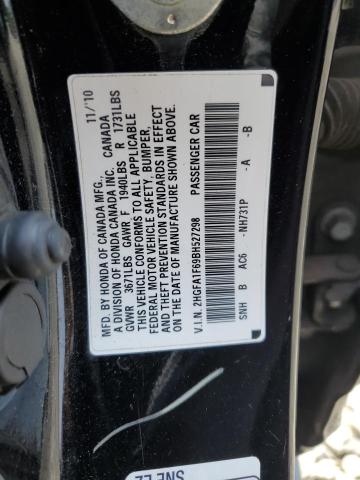 2HGFA1F69BH527298 - 2011 HONDA CIVIC LX-S Siyah fotoğraf 12