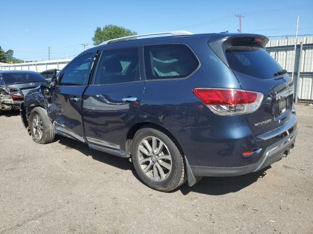 5N1AR2MM6EC615656 - 2014 NISSAN PATHFINDER S BLUE photo 2