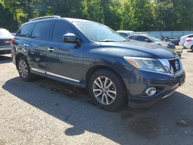 5N1AR2MM6EC615656 - 2014 NISSAN PATHFINDER S BLUE photo 4