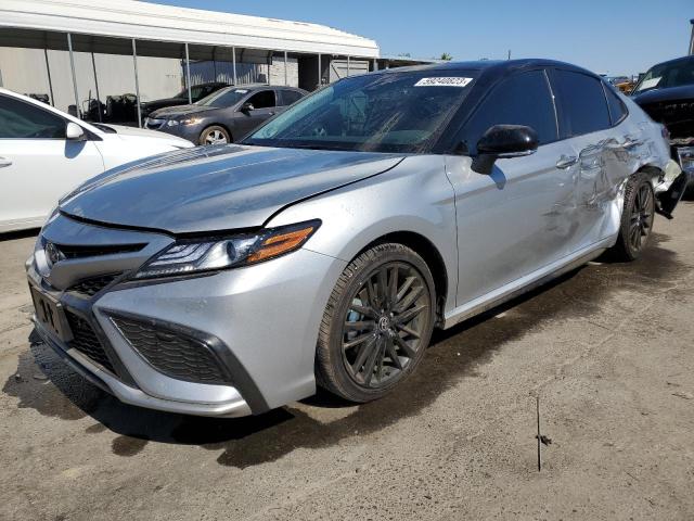 4T1KZ1AK8PU076116 - 2023 TOYOTA CAMRY TRD SILVER photo 1