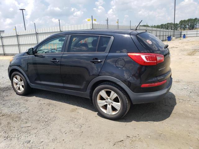 KNDPB3A28D7369180 - 2013 KIA SPORTAGE BASE BLACK photo 2