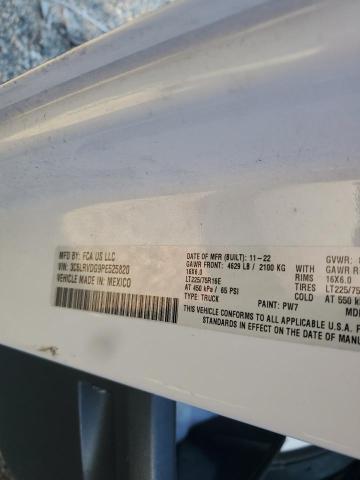 3C6LRVDG9PE525820 - 2023 RAM PROMASTER 2500 HIGH Սպիտակ լուսանկար 14