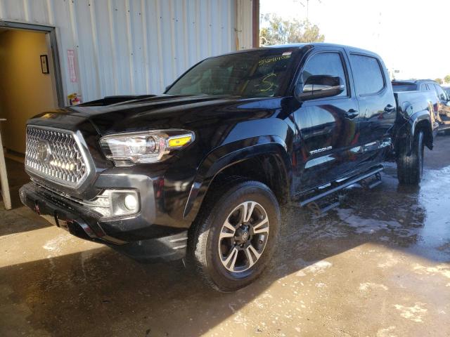 3TMAZ5CN6KM106256 - 2019 TOYOTA TACOMA DOUBLE CAB BLACK photo 2