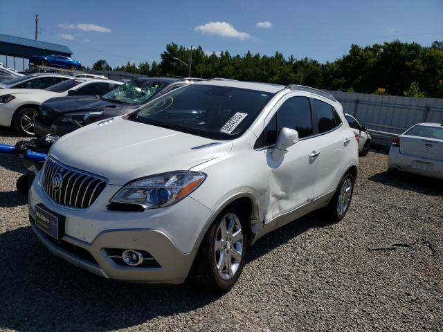 KL4CJDSB8EB775751 - 2014 BUICK ENCORE PREMIUM WHITE photo 1