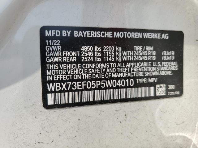 WBX73EF05P5W04010 - 2023 BMW X1 XDRIVE28I WHITE photo 13