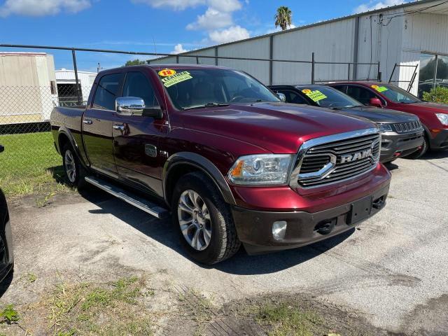 1C6RR6PT5JS155169 - 2018 RAM 1500 LONGHORN RED photo 1