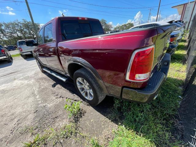 1C6RR6PT5JS155169 - 2018 RAM 1500 LONGHORN RED photo 3