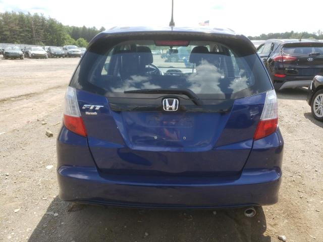 JHMGE8H57CC025428 - 2012 HONDA FIT SPORT BLUE photo 6