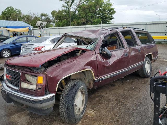 1GKFK16KXSJ749683 - 1995 GMC SUBURBAN K1500 BURGUNDY photo 1