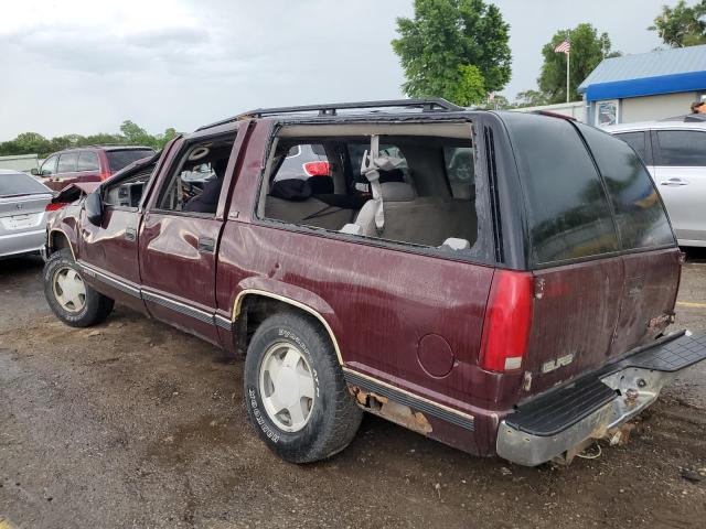 1GKFK16KXSJ749683 - 1995 GMC SUBURBAN K1500 BURGUNDY photo 2