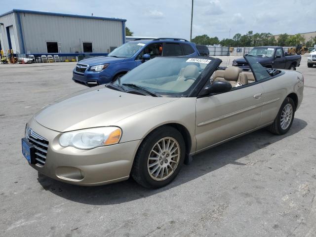 1C3EL55R94N109040 - 2004 CHRYSLER SEBRING LXI GOLD photo 1