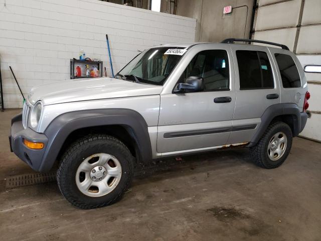 1J4GL48KX4W142176 - 2004 JEEP LIBERTY SPORT SILVER photo 1