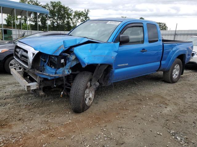 5TETU62N06Z319789 - 2006 TOYOTA TACOMA PRERUNNER ACCESS CAB BLUE photo 1