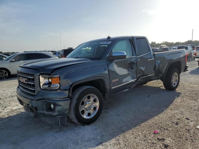 1GTV2UEH8EZ278945 - 2014 GMC SIERRA K1500 SLE BLUE photo 1