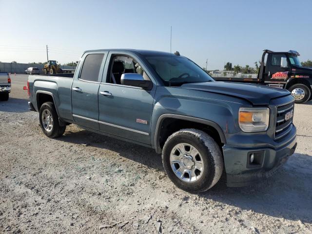 1GTV2UEH8EZ278945 - 2014 GMC SIERRA K1500 SLE BLUE photo 4